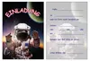 8 Einladungskarten Kinder Geburtstag Einladungen Astronaut Produktbild-Vorschau 1