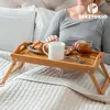 Betttablett Tablett Holz Frühstücks- Servier- Laptop- Produktbild-Vorschau 23