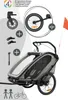 Hauck Remorque à vélo Bike N Walk Duo Light Grey Voir les images du produit 23