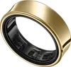 A close-up, studio shot of a gold smart ring against a white background. Anteprima dell’immagine prodotto