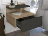 2er-Set Hängenachtschränke - 1 Schublade - Natur und Produktbild-Vorschau 8