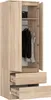 Kleiderschrank AKORD S60 Sonoma-Eiche 60 cm 2 Türen 2 Produktbild-Vorschau 2