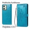 imoshion Mandala Klapphülle Motorola Moto G54 - Türkis Produktbild-Vorschau 2