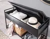 FineBuy Sitzbank mit Stauraum 90 cm Mango Massivholz Produktbild-Vorschau 4