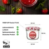 BigDean 108x Marmeladengläser 230ml - Einmachgläser Produktbild-Vorschau 2
