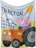 Fleecedecke 100x140 George Pig Traktor Produktbild-Vorschau 7