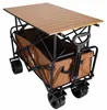 Chariot de plage pliable LUARO avec table 2 en 1 Voir les images du produit 5