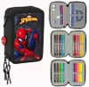 Piórnik Trzykomorowy Z Wyposażeniem Black Spiderman Podgląd zdjęcia produktu 1