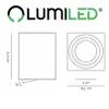 Faretto a superficie LUMILED, lampada a soffitto a Anteprima dell’immagine prodotto 13