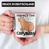 Trendation - Respect The Capybara Tasse Capybara Tier Produktbild-Vorschau 2