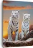 Bild auf Leinwand - Leinwandbild - Einteilig - Tiger weiß Produktbild-Vorschau 1