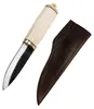 Wikinger Messer mit Knochengriff und Lederscheide Ess- und Produktbild-Vorschau 1