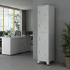An office environment with desks, computers, and a tall locker unit. Anteprima dell’immagine prodotto