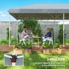 Outsunny Tonnelle pliante tonnelle de jardin extšŠrieure Voir les images du produit 7