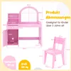 GOPLUS 2 in 1 Schminktisch für Kinder, Schminktisch- & Produktbild-Vorschau 5
