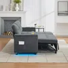 Merax dreisitzer Schlafsofa mit Getränkehaltern, Klappsofa Produktbild-Vorschau 5