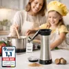Muskatmühle Edelstahl mit Behälter & Kurbel klappbar Produktbild-Vorschau 4