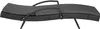 Chaise longue en rotin et aluminium Océane - noir Voir les images du produit 8