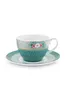 Pip Studio Tasse et soucoupe Blushing Birds bleu 280 ml Voir les images du produit 1