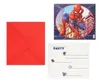 Amscan Spiderman Karte, Geburtstag, Mehrfarbig, Papier, 6 Produktbild-Vorschau 1