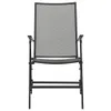 vidaXL Chaises pliantes 4 pcs. Mesh acier anthracite Voir les images du produit 2