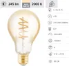 Eglo LED Spiral Filament A75 Birne 4W = 25W E27 Gold 245lm Produktbild-Vorschau 4