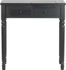 WOOOD : Table de maquillage et console en bois, noire Voir les images du produit 4