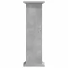 vidaXL Supporto per piante grigio cemento 33x33x100 cm Anteprima dell’immagine prodotto 3