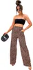 Trendige Damenhose mit Animal Print – Weit geschnitten & Produktbild-Vorschau 1