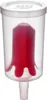 A clear product shot of a fermentation lock and stopper. Produktbild-Vorschau