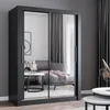 Schwebetürenschrank Kleiderschrank Schrank 150cm Produktbild-Vorschau 1