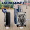 MuchoWow® Koffer Handgepäck Trolley Rollkoffer Kleine Produktbild-Vorschau 5