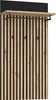 Furniture24 Kleiderpaneel Trondheim Tdhd40 Wandgarderobe Produktbild-Vorschau 1