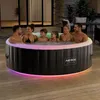AREBOS Whirlpool, aufblasbar, 6 Pers., Ø 208 cm, 1000L, Produktbild-Vorschau 2