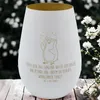 Mr. & Mrs. Panda Glas Windlicht Pinguin Duschen - Weiß - Produktbild-Vorschau 3