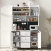 Merax Armoire de cuisine, Buffet Armoire haute avec 3 Voir les images du produit 3