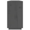 Sideboard Grau 100x40x75 cm Massivholz Kiefer Produktbild-Vorschau 6