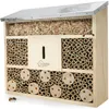 WILDLIFE HOME Bienenhotel Insektenhotel mit Metalldach I Produktbild-Vorschau 1