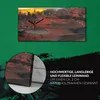 Wandbild Leinwand Bilder mit Uhr Geräuschlos 60x30 Produktbild-Vorschau 5