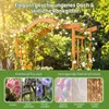 Łuk różany COSTWAY z 2 skrzynkami na kwiaty, 183 x 18 x 210 Podgląd zdjęcia produktu 8