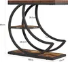 A diagram of a side table with dimensions indicated. Produktbild-Vorschau