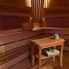 Decopatent® Bambus Badezimmer - Saunabank mit Stauraum - Produktbild-Vorschau 1