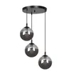 Lampadario Emibig 3xE14 40W COSMO 3 NERO GRAFITE PREMIUM Anteprima dell’immagine prodotto 8