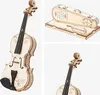 Baukasten Robotime Violin TG604K Holz 14,5 x 7,5 x 15 cm Produktbild-Vorschau 4