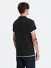 Ombre   Poloshirt aus Baumwolle für Männer schwarz Produktbild-Vorschau 6