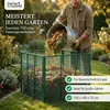 HomeLuxWorld Garten Komposter Metall 750L 100x100x75 cm Produktbild-Vorschau 4