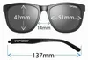Tifosi Swank Sonnenbrille (Avant Clear, Smoke Bright Blue Produktbild-Vorschau 3