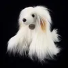 Cane crestato cinese di peluche - Cigno 30 cm ECO-FRIENDLY Anteprima dell’immagine prodotto 4