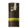 PAPSTAR Servietten-Tasche "Stripes" schwarz / limone Produktbild-Vorschau 1