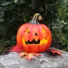 XXL Kürbis-Laterne mit LED Halloween-Deko Windlicht in Produktbild-Vorschau 8